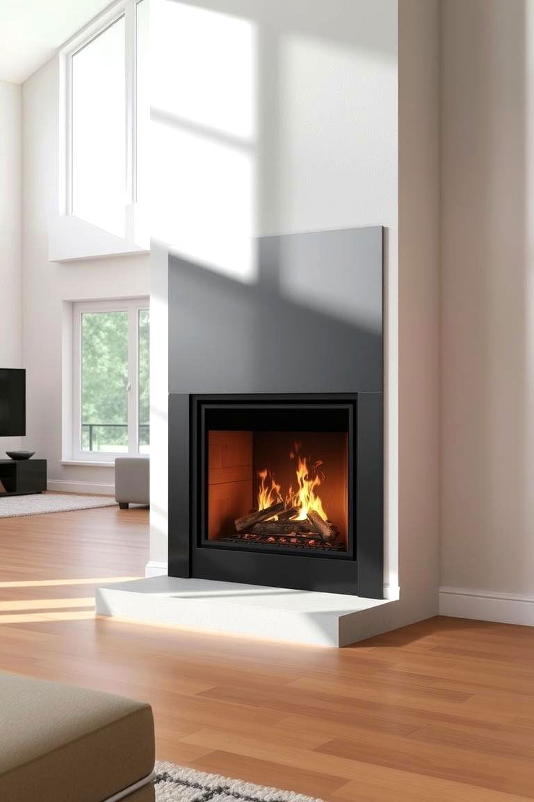 Corner Fireplace - 24 Corner Decoration Ideas