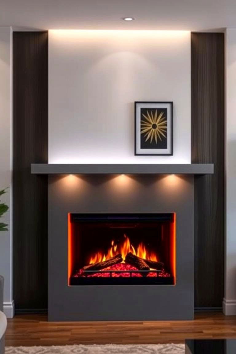 Corner Fireplace - 24 Faux Fireplace Ideas
