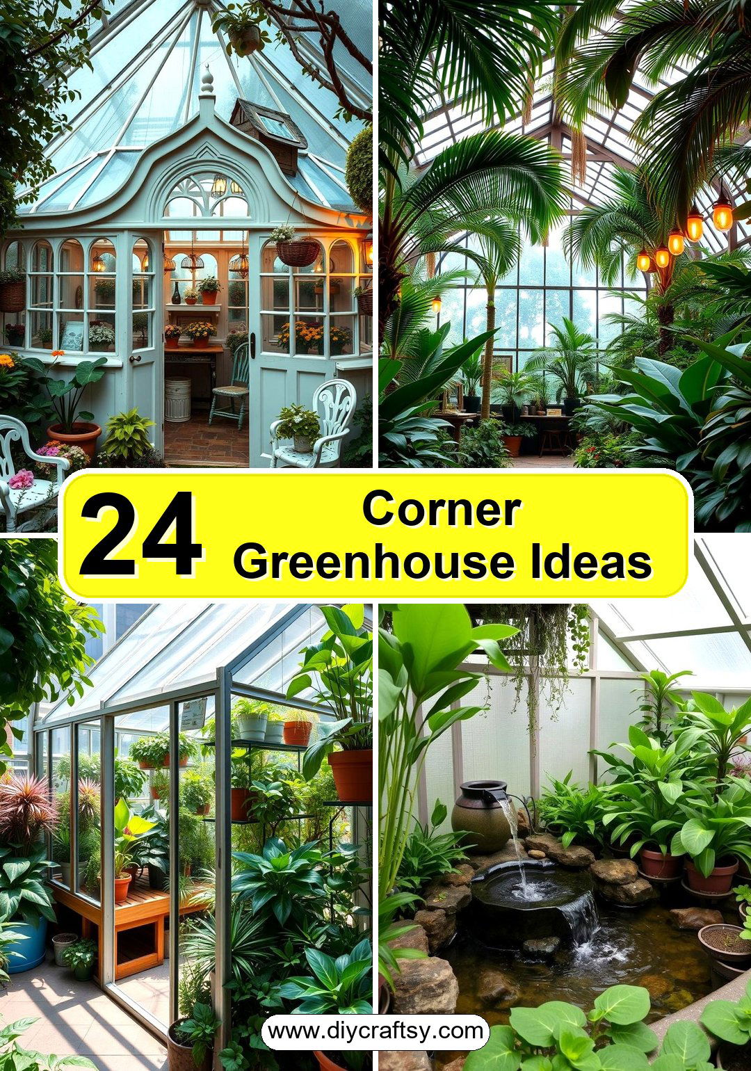 Corner Greenhouse Ideas