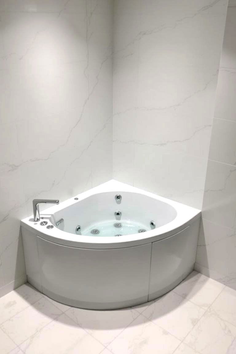 Corner Jetted Tub - 24 Bathtub Ideas
