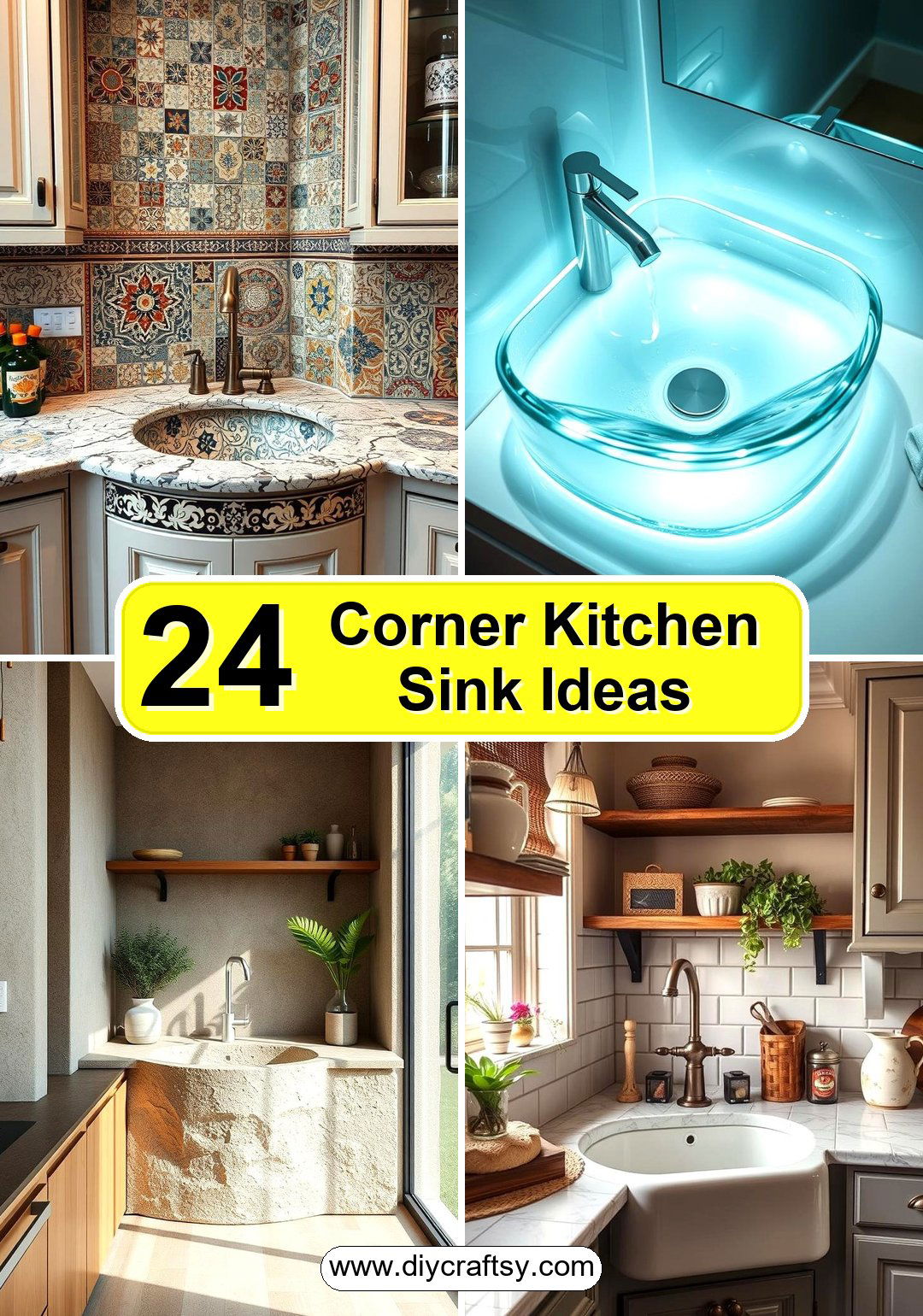 Corner Kitchen Sink Ideas