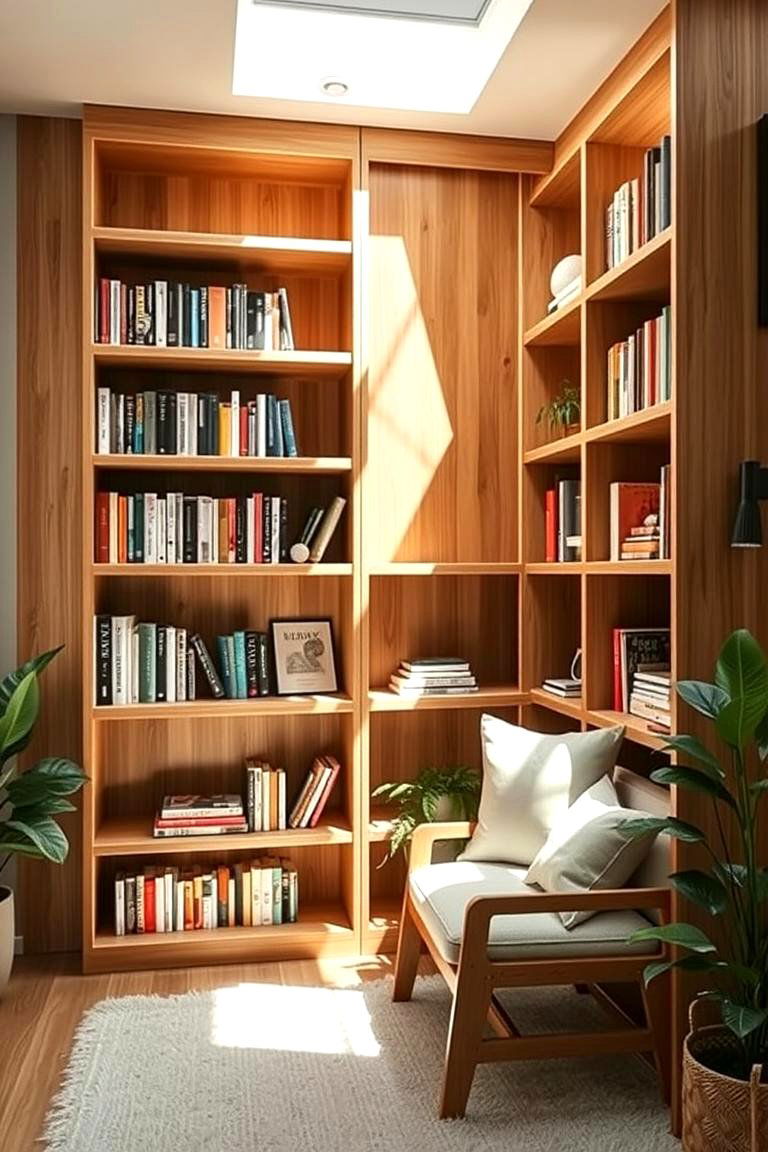 Corner Nook Bookshelf - 24 Built-in Bookshelf Ideas