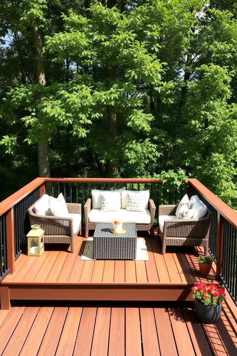 Corner Platform Deck - 24 Platform Deck Ideas