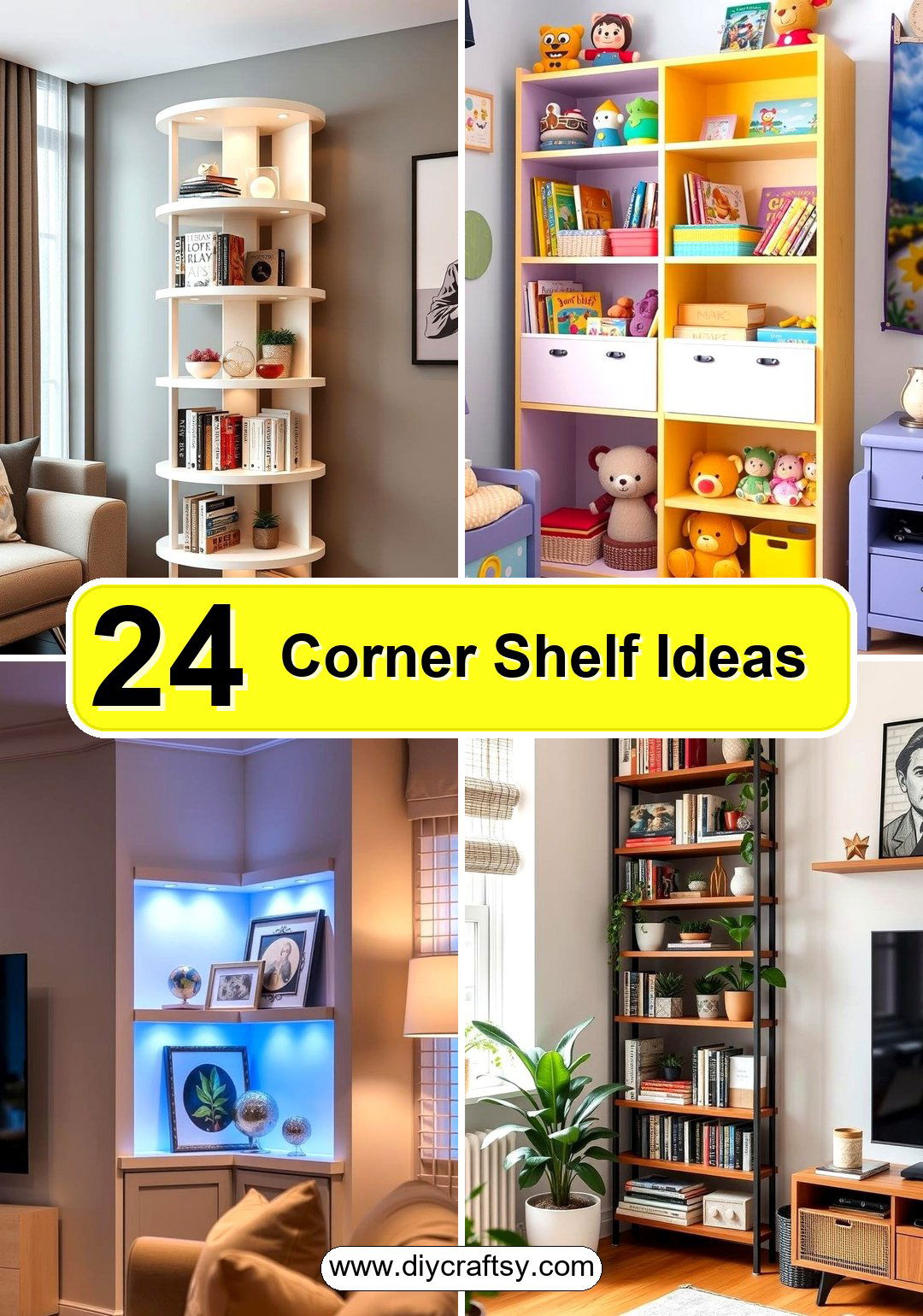 Corner Shelf Ideas