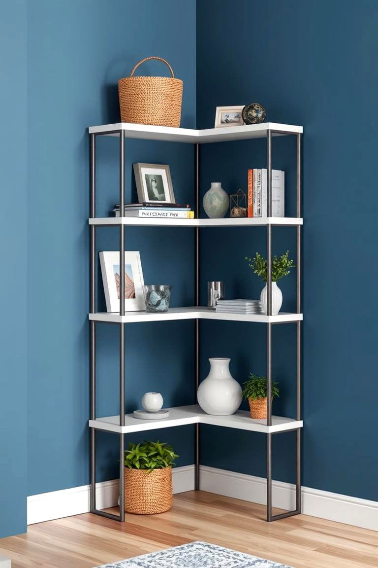 Corner Shelf Solutions - 24 Bookshelf Organization Ideas