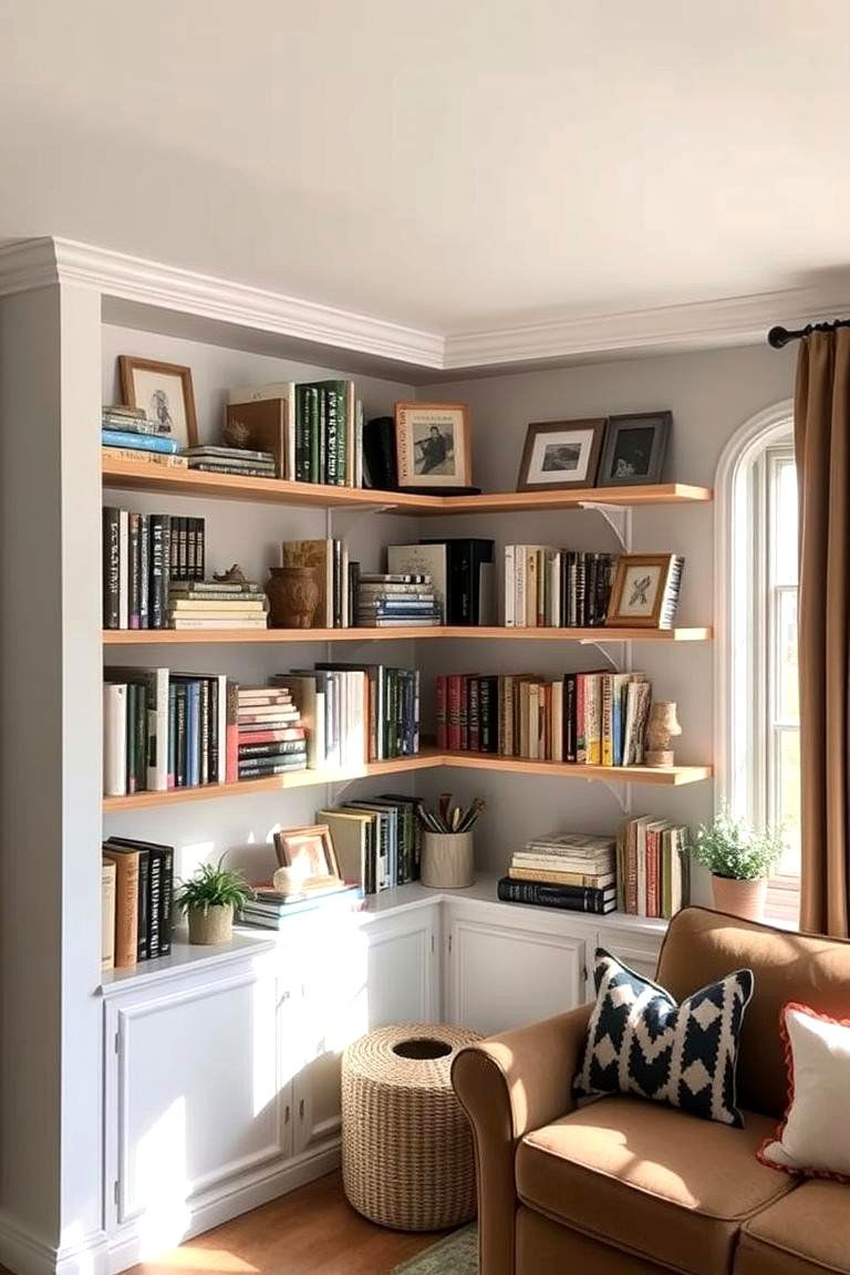 Corner Shelves - 24 Storage Ideas