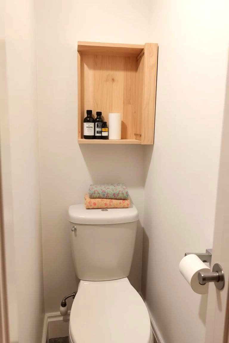 Corner Shelving Unit - 24 Over Toilet Storage Ideas
