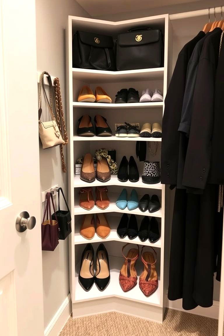 Corner Shelving Units - 24 Closet Ideas