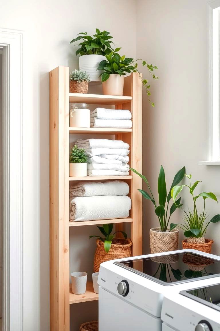 Corner Shelving Units - 24 Laundry Room Shelf Ideas
