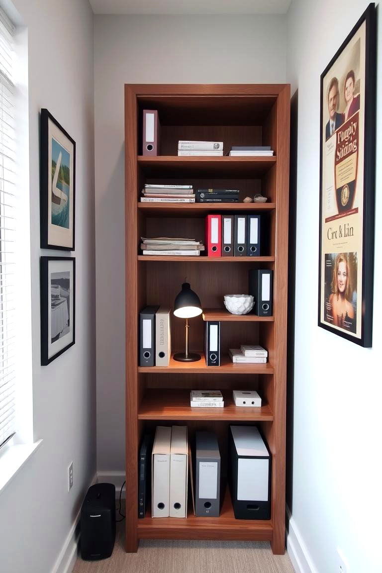 Corner Shelving Units - 24 Office Shelving Ideas