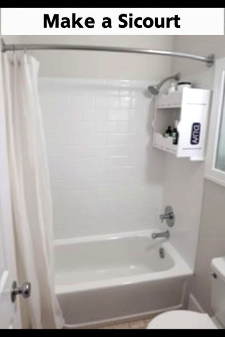 Corner Shelving Units - 24 Tub-shower Combo Ideas