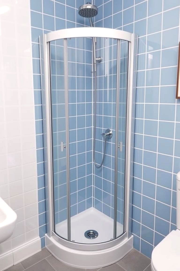 Corner Shower Unit - 24 Modern Shower Ideas