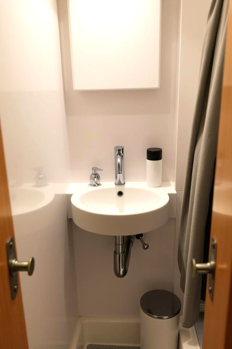 Corner Sink - 24 Small Bathroom Sink Ideas