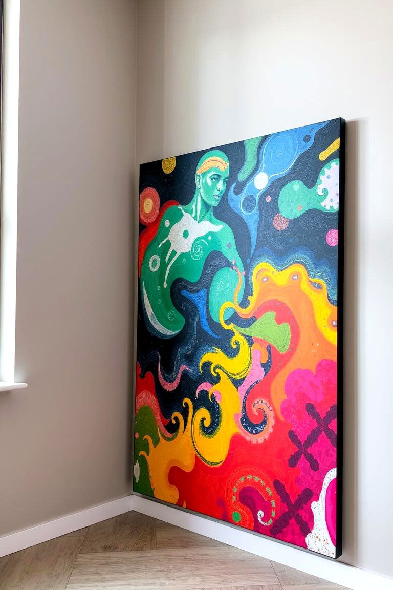 Corner Wall Art - 24 Corner Decoration Ideas