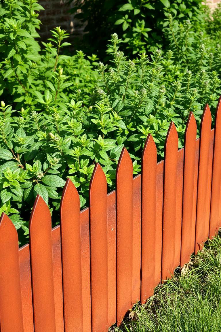 Corten Steel Edging - 24 Modern Garden Edging Ideas