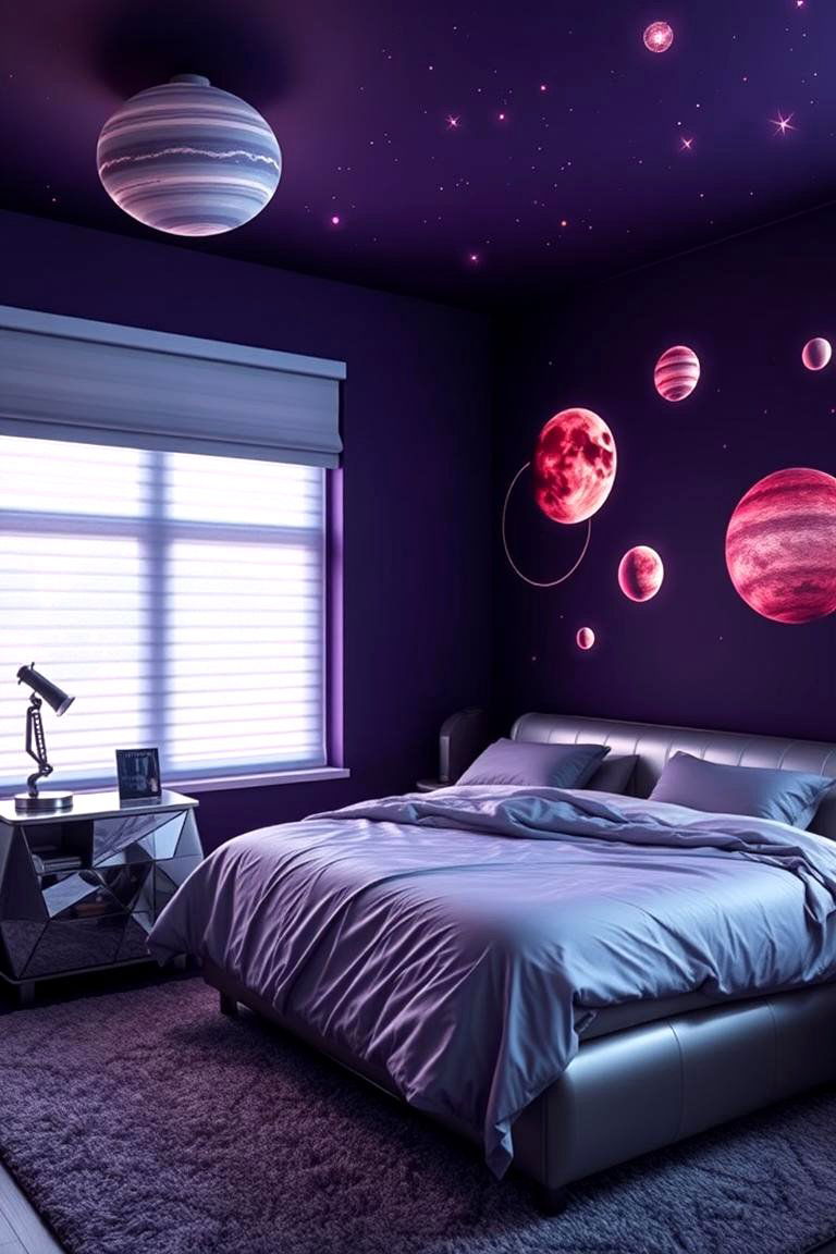 Cosmic Bedroom - 24 Fantasy Bedroom Ideas