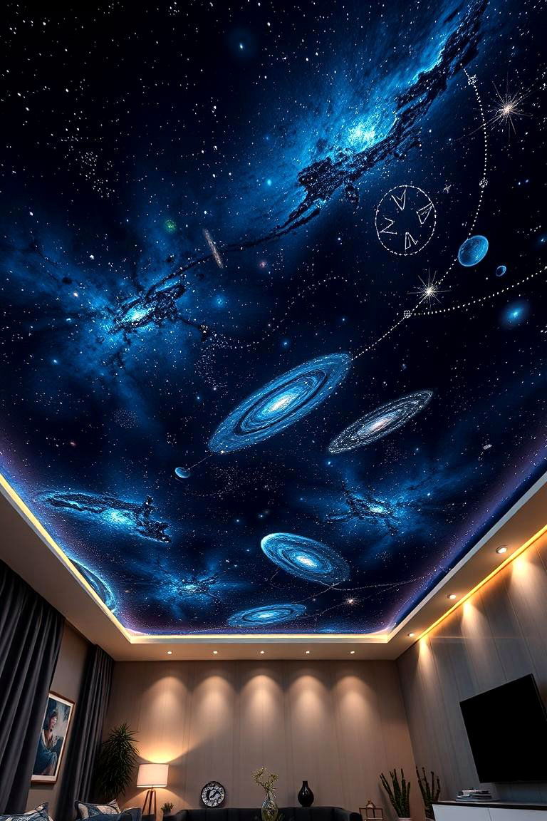 Cosmic Ceiling Chamber - 24 Star Wars Room Ideas