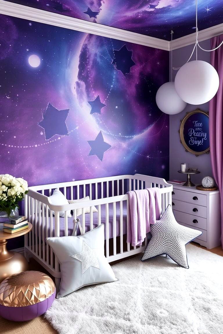 Cosmic Color Palette Creation - 24 Space-themed Nursery Ideas