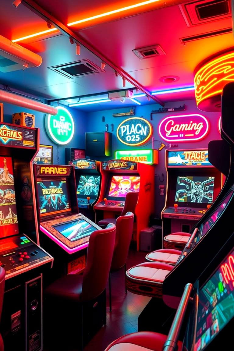 Cosmic Gaming Arcade - 24 Star Wars Man Cave Ideas