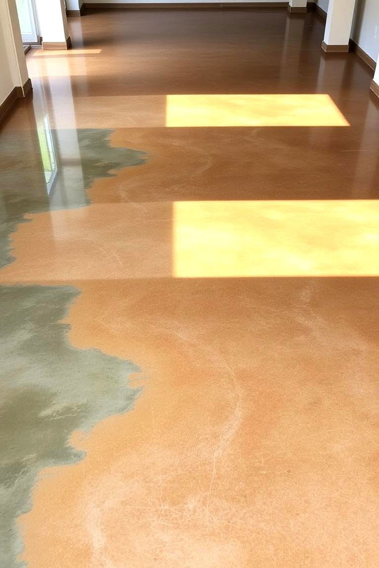 Cost Effective Stained Concrete Floors - 24 Stained Concrete Floors