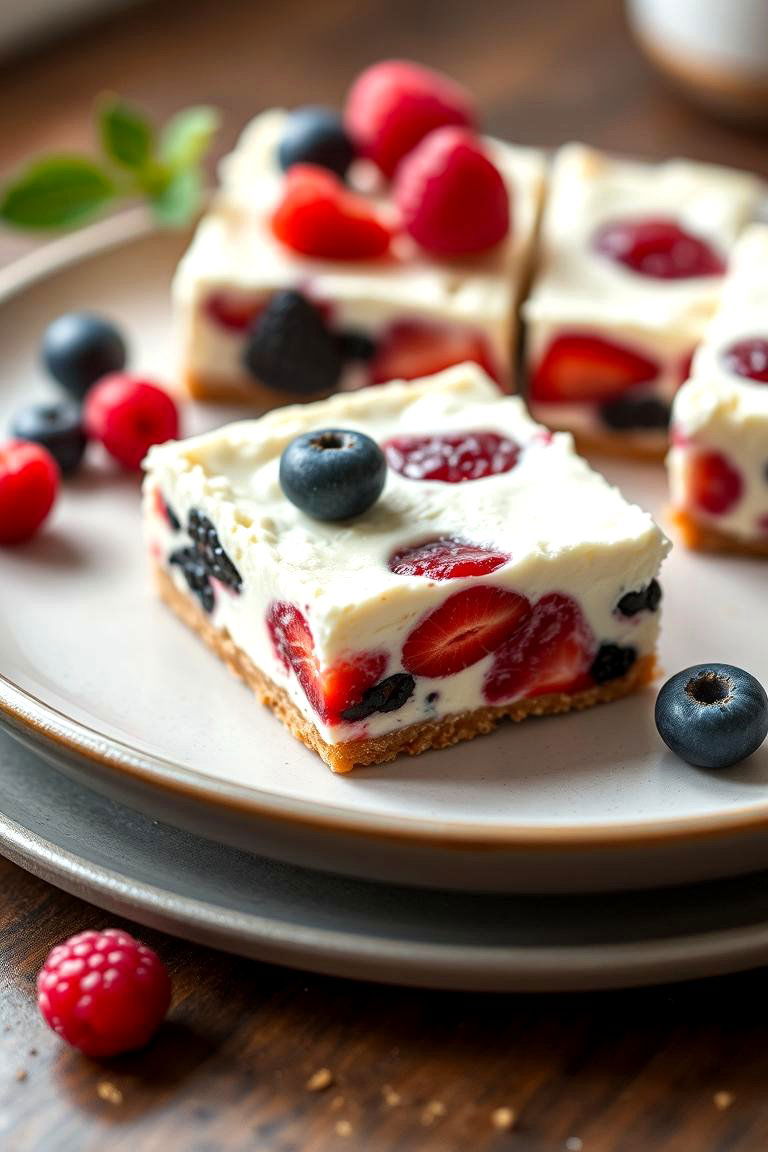 Cottage Cheese and Berry Bar - 24 Breakfast Bar Ideas