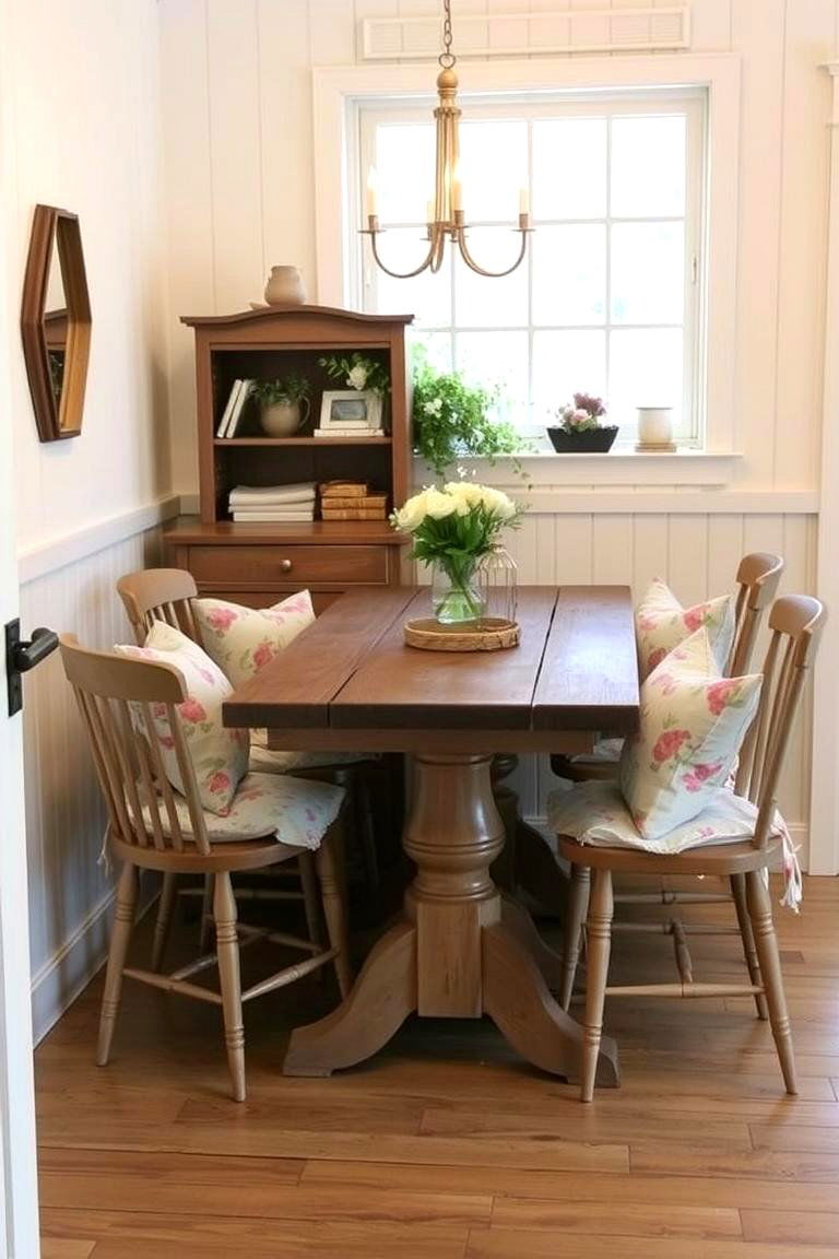 Cottage Style Dining Area - 24 Country Kitchen Ideas