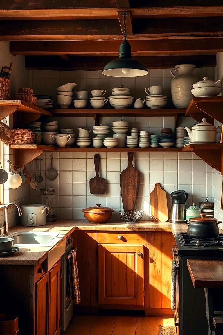 Cottage Style Kitchen Charm - 24 Cottagecore Interior Design Ideas