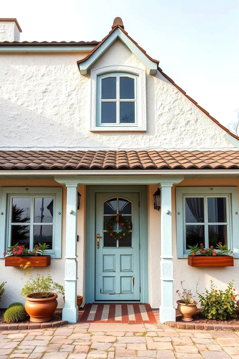 Cottage Style Quaint Exterior - 24 Aesthetic House Exterior Ideas