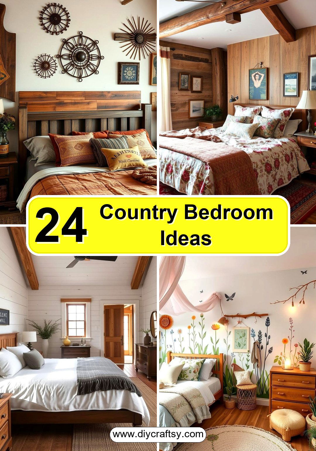Country Bedroom Ideas