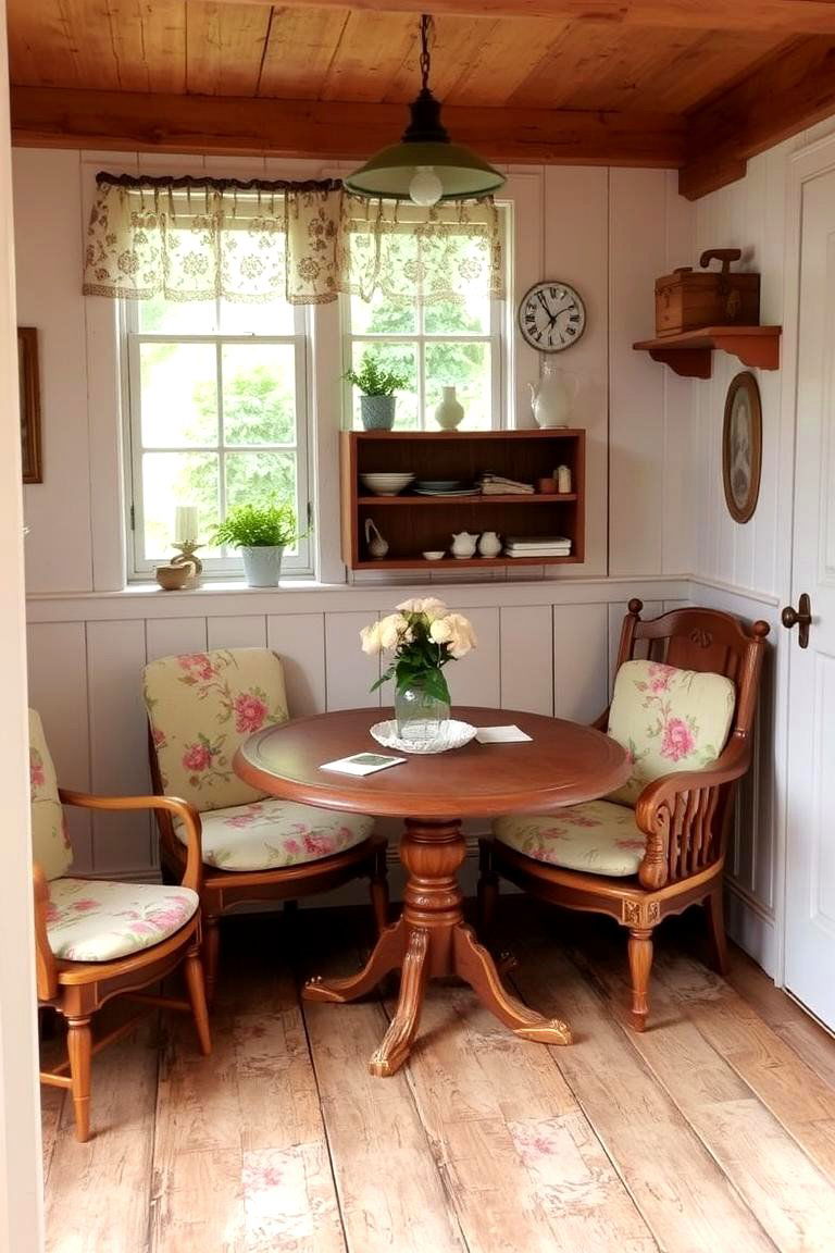 Country Cottage Breakfast Nook - 24 Breakfast Nook Ideas
