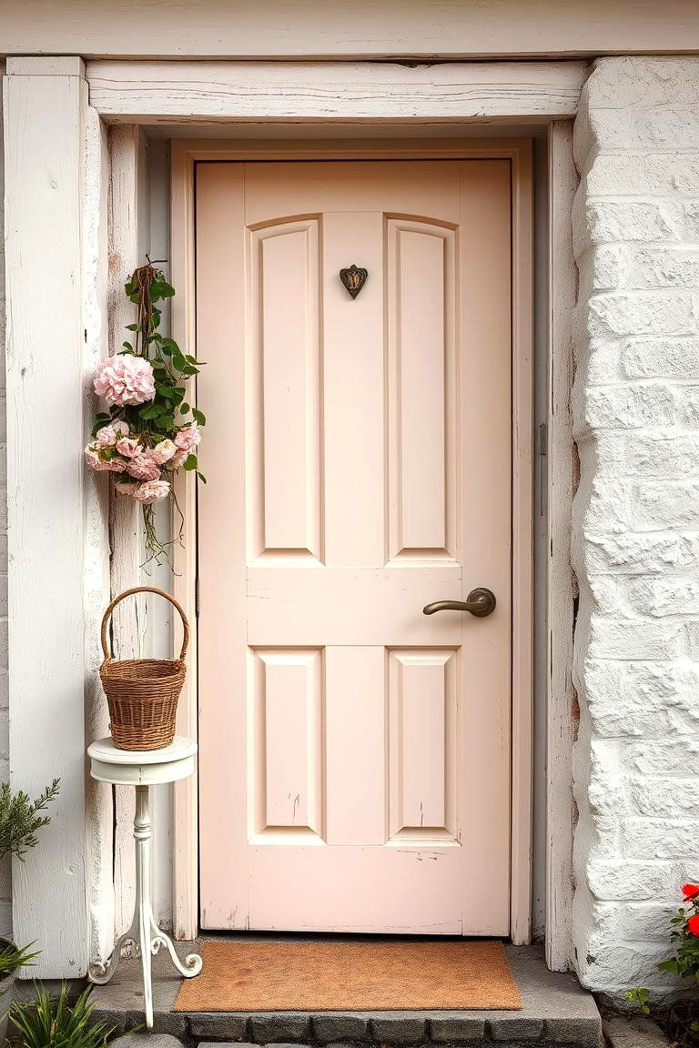 Country Cottage Door Painting - 24 Door Painting Ideas