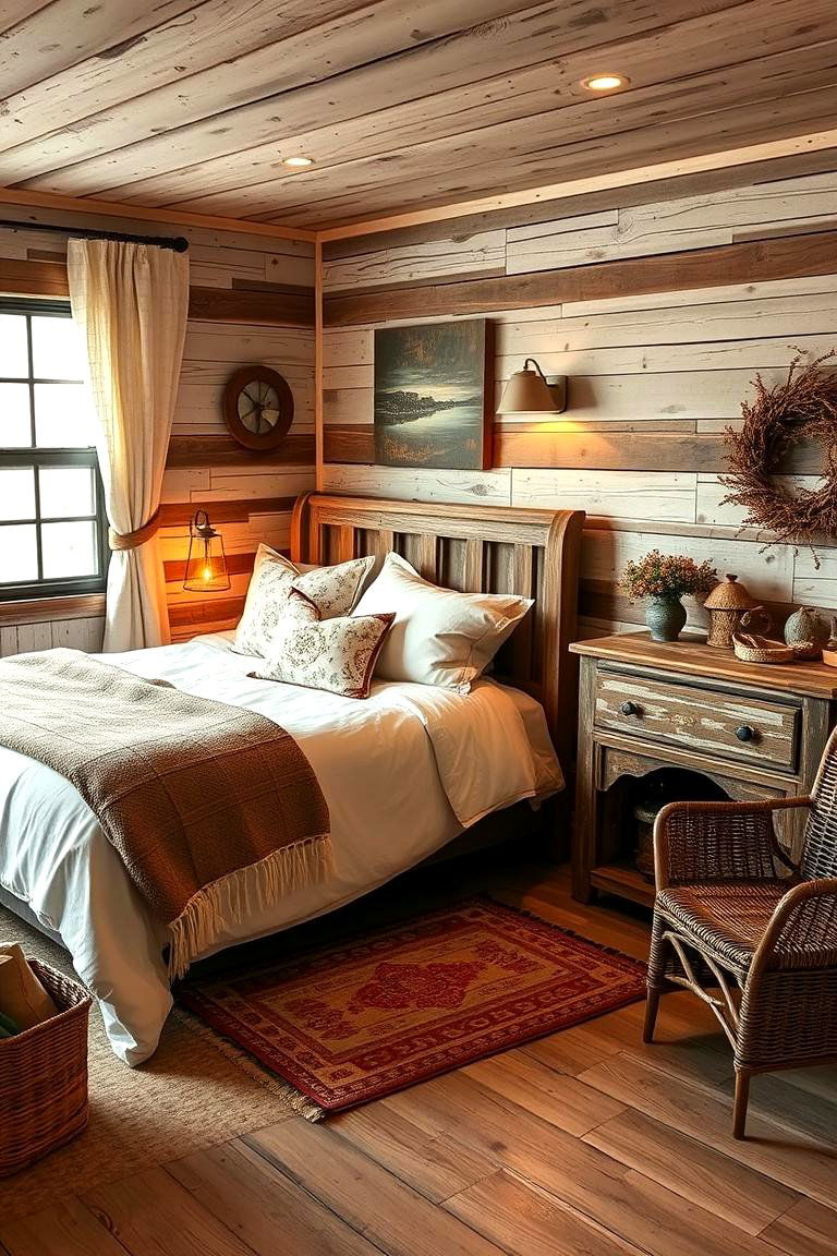 Country Farmhouse Accents - 24 Cottagecore Bedroom Ideas