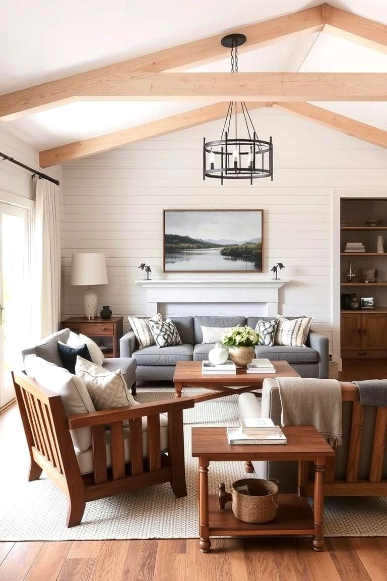 Country Farmhouse with a Twist - 24 Country Living Room Ideas