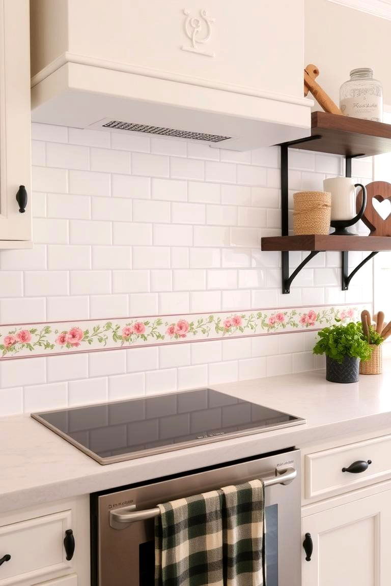 Country Inspired Backsplash - 24 Country Kitchen Ideas