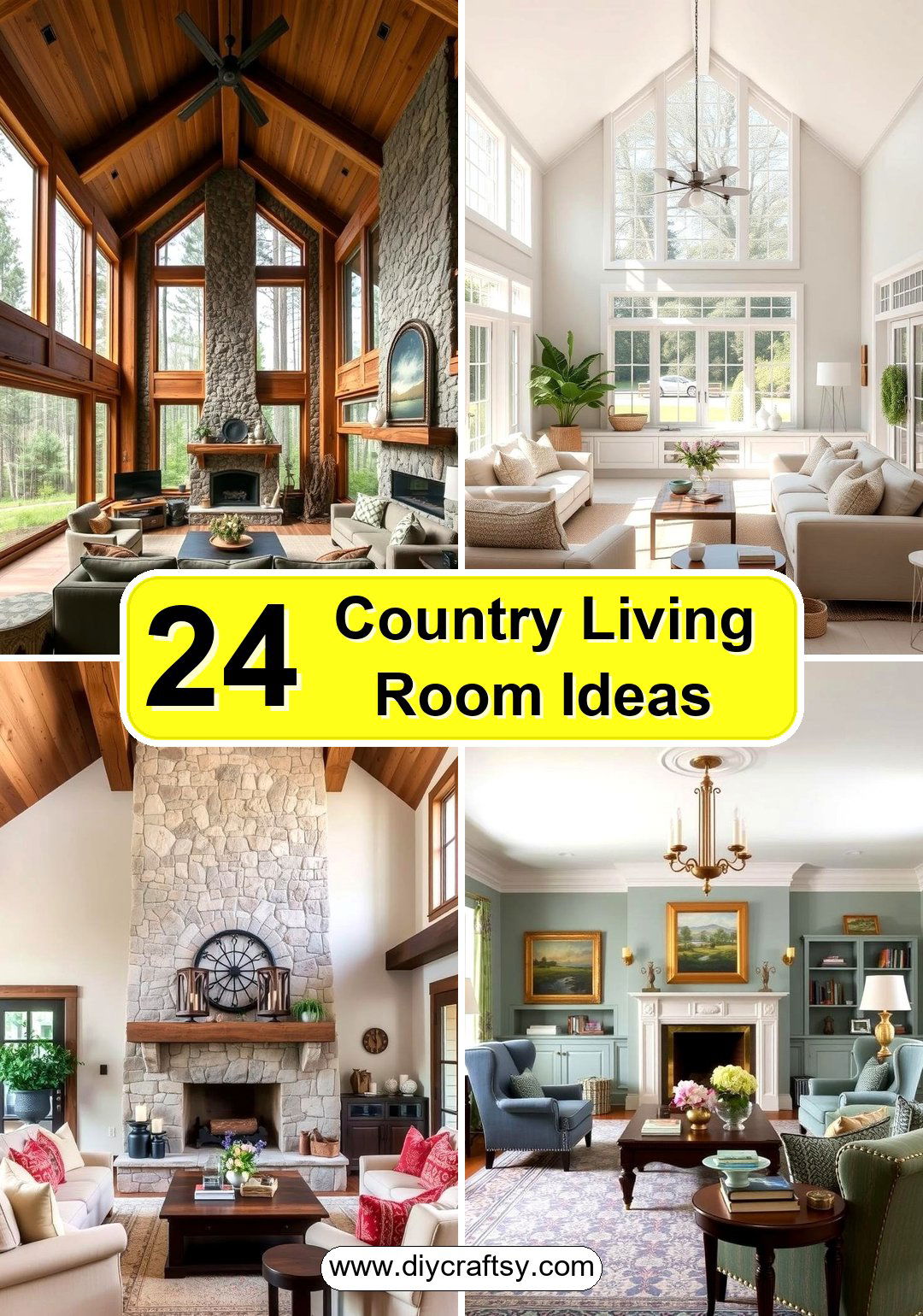 Country Living Room Ideas