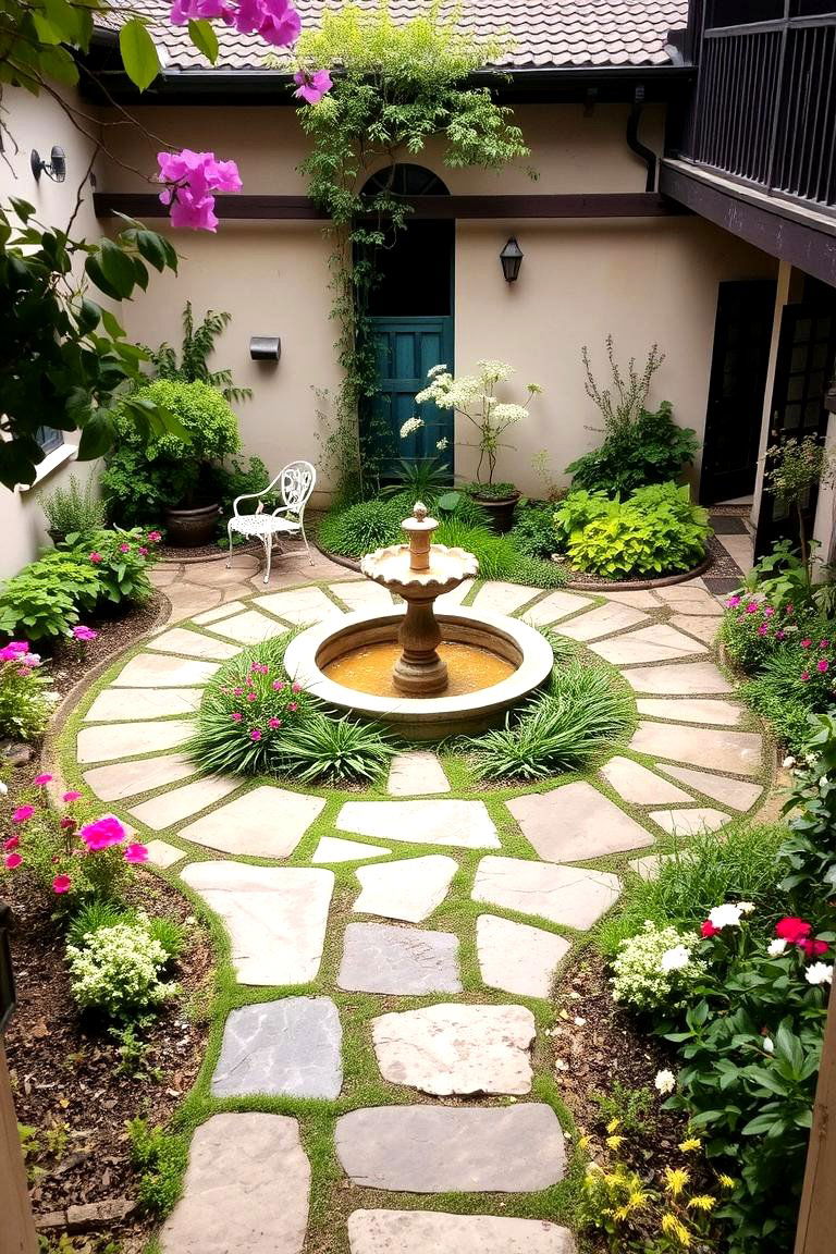 Courtyard Garden - 24 Enclosed Garden Ideas