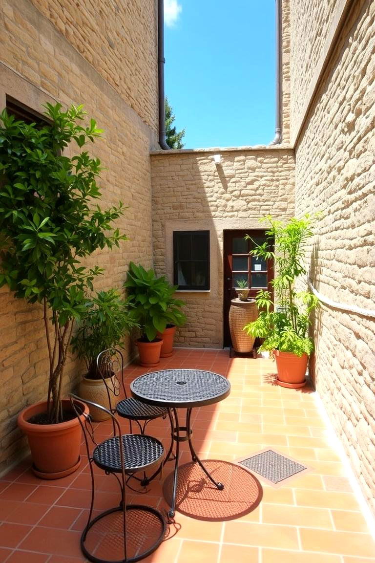 Courtyard Oasis - 24 Outdoor Dining Area Ideas