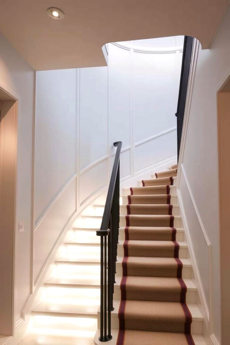 Cove Lighting for Staircases - 24 Staircase Lighting Ideas