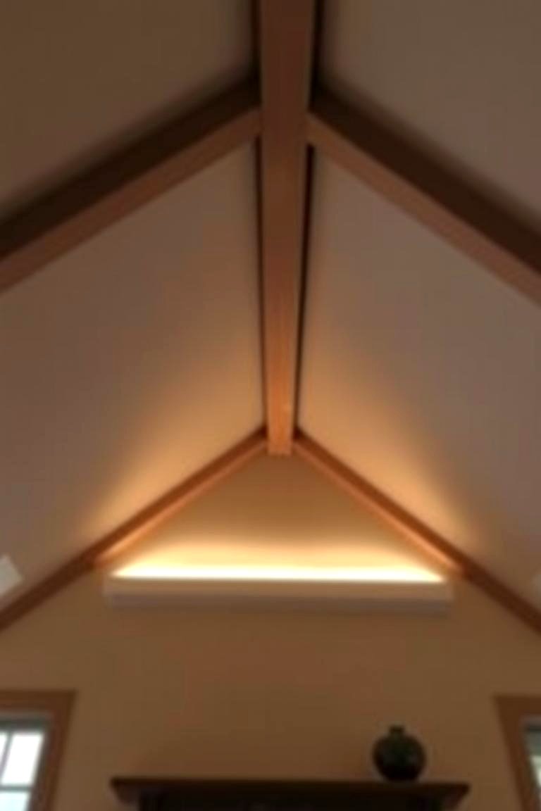 Cove Lighting for Subtle Glow - 24 Vaulted Ceiling Lighting Ideas
