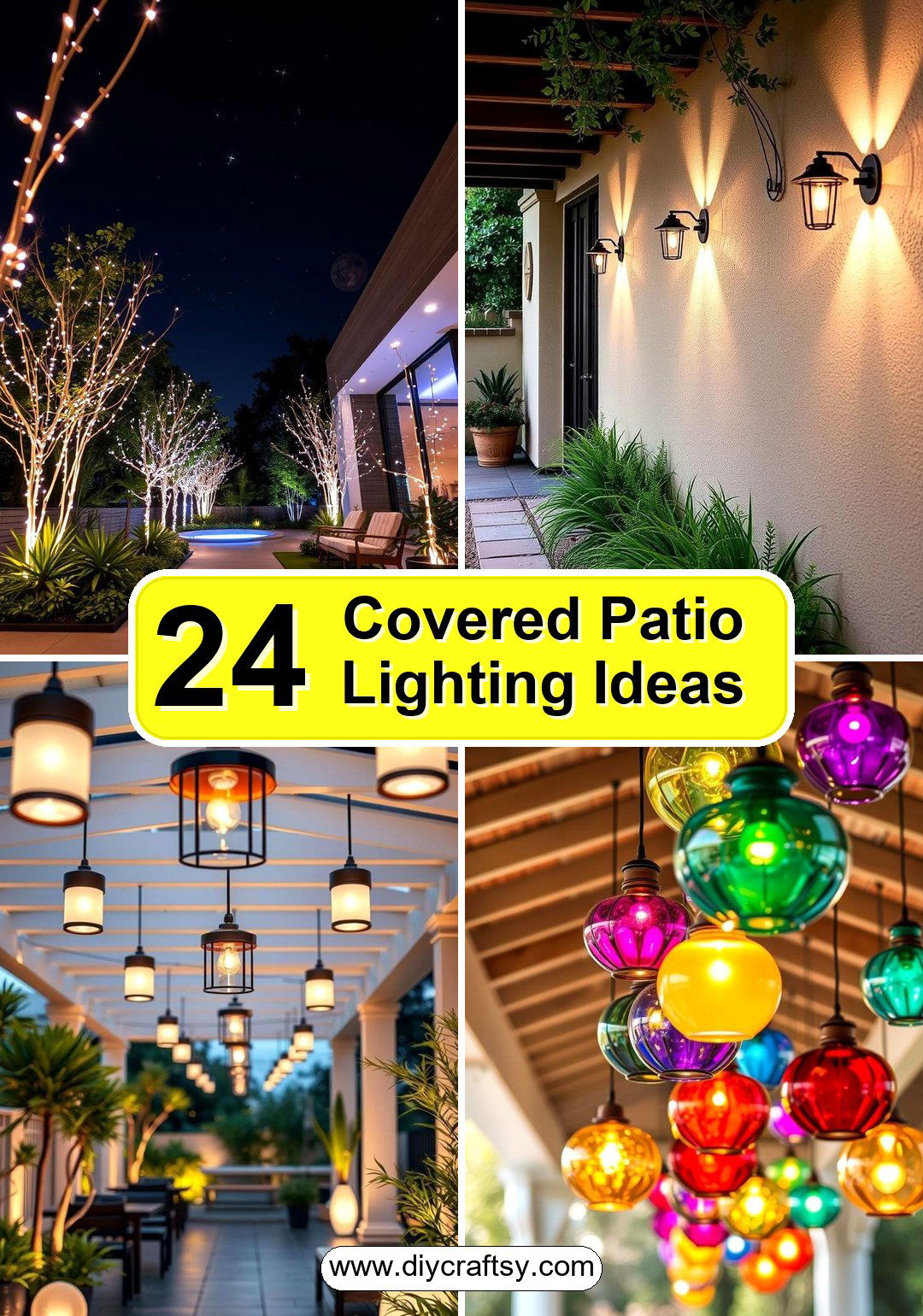 Covered Patio Lighting Ideas
