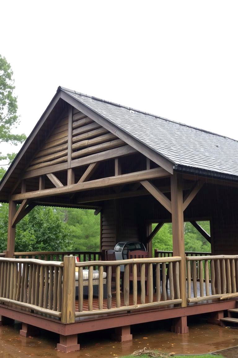 Covered Platform Deck - 24 Platform Deck Ideas