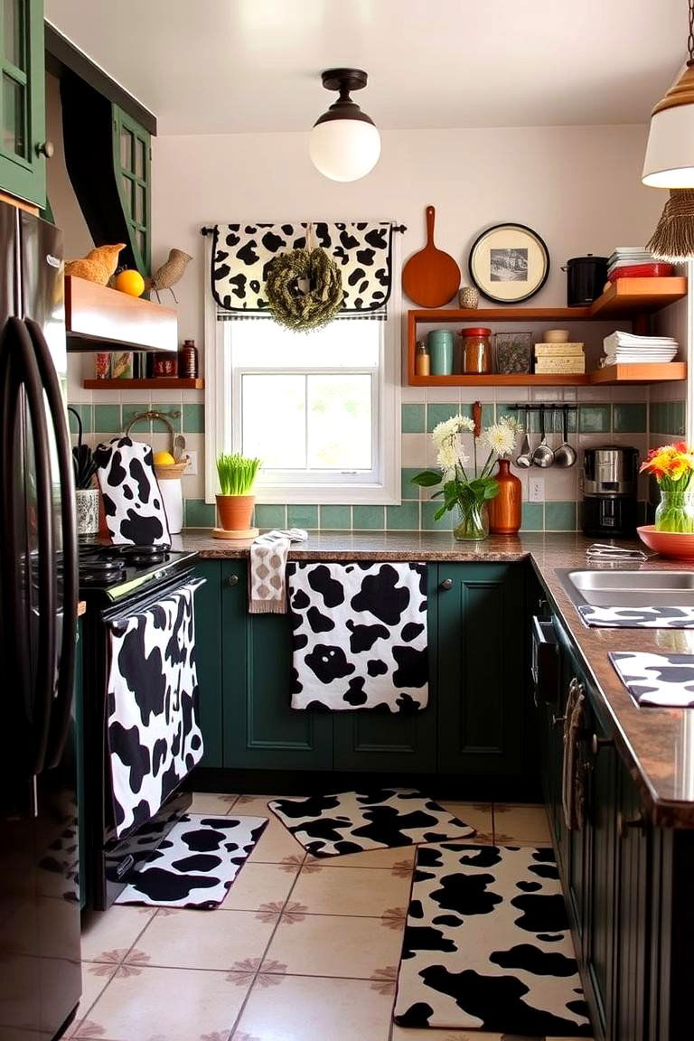 Cow Print Kitchen Accessories - 24 Cow Print Room Decor Ideas