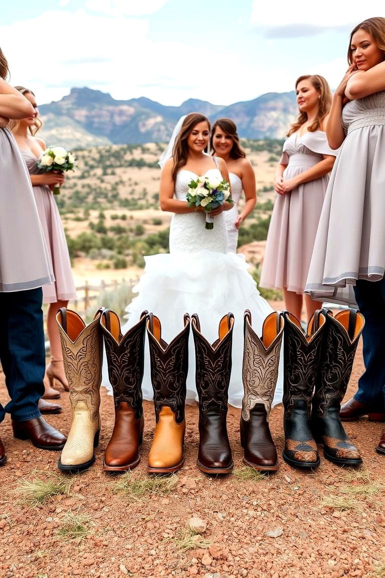 Cowboy Boot Comfort - 24 Western Wedding Ideas