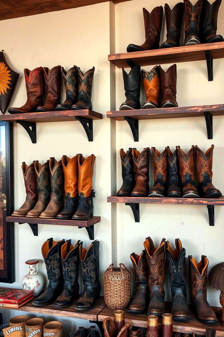 Cowboy Boot Decor - 24 Cowboy Room Decor Ideas