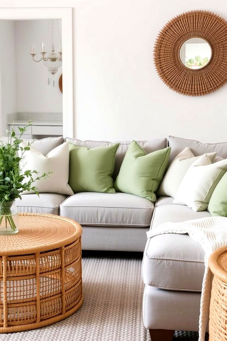 Cozy Accents Sage Green Throw Pillows and Blankets - 24 Sage Green Decor Ideas