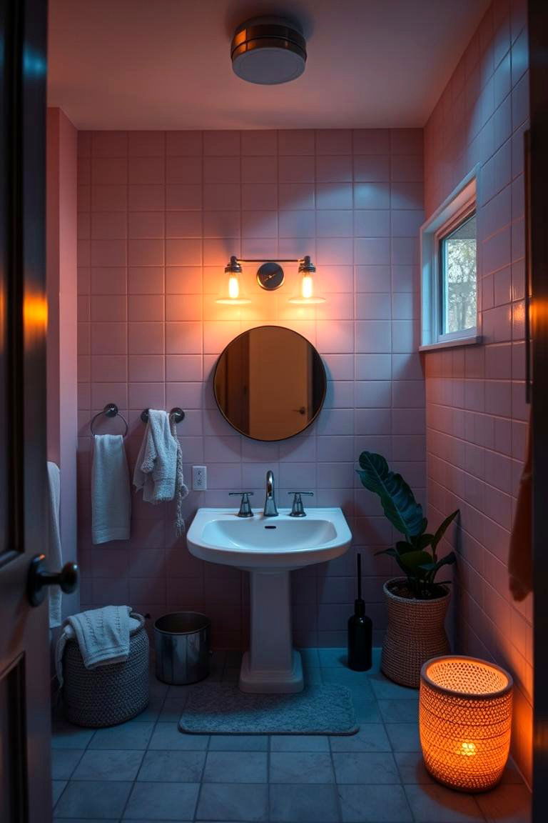 Cozy Ambient Lighting - 24 Teen Bathroom Ideas