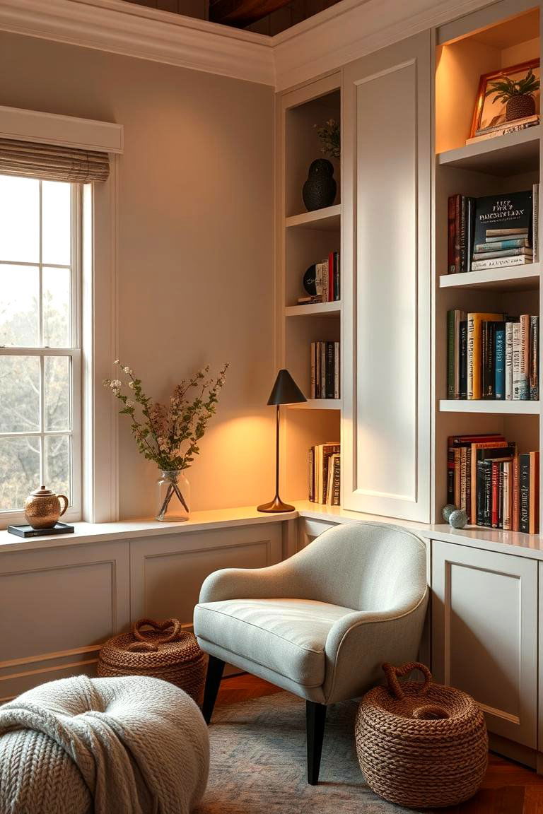 Cozy Book Nook Den - 24 Den Ideas