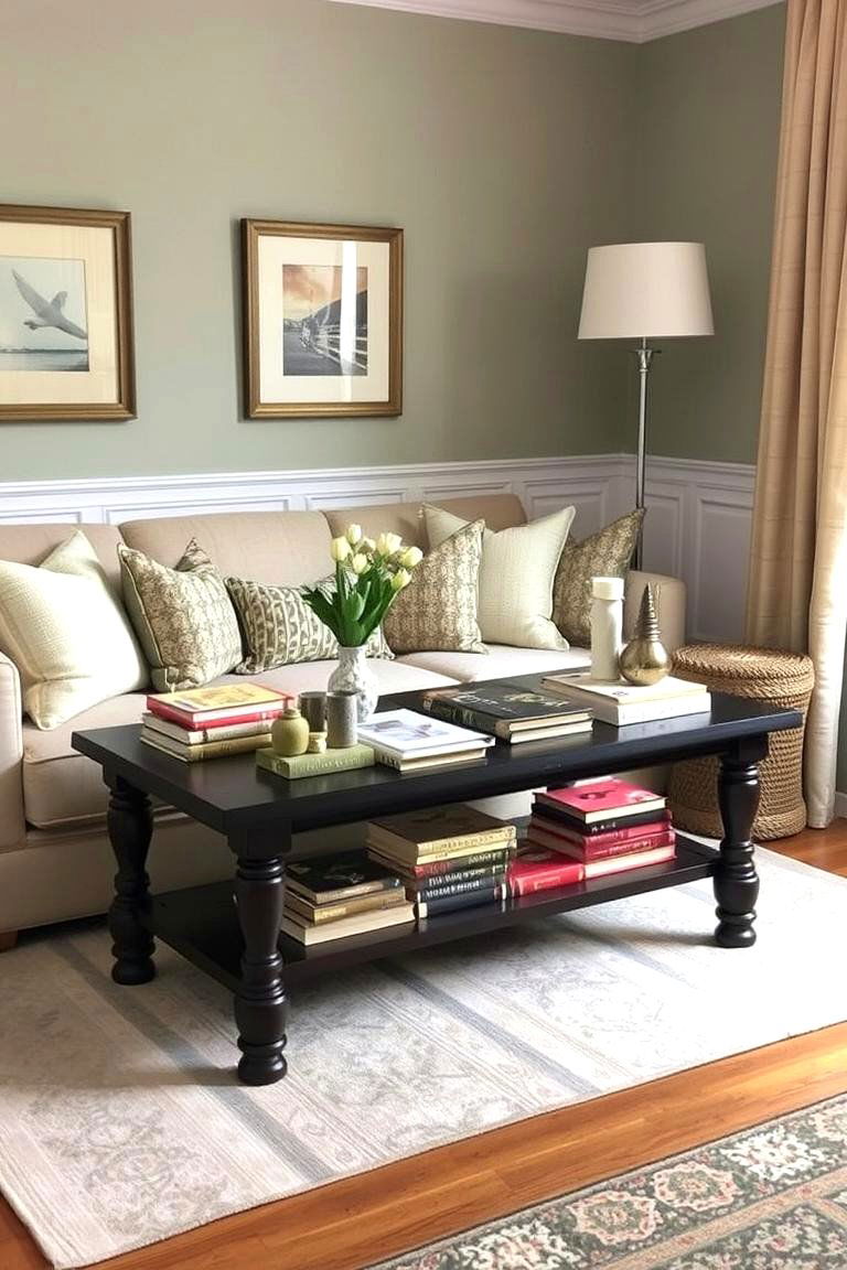 Cozy Book Nook - 24 Sofa Table Decor Ideas