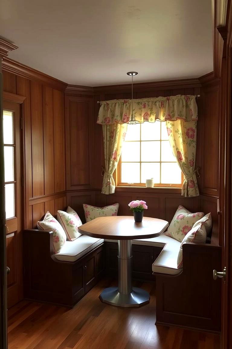 Cozy Breakfast Nook - 24 Country Kitchen Ideas