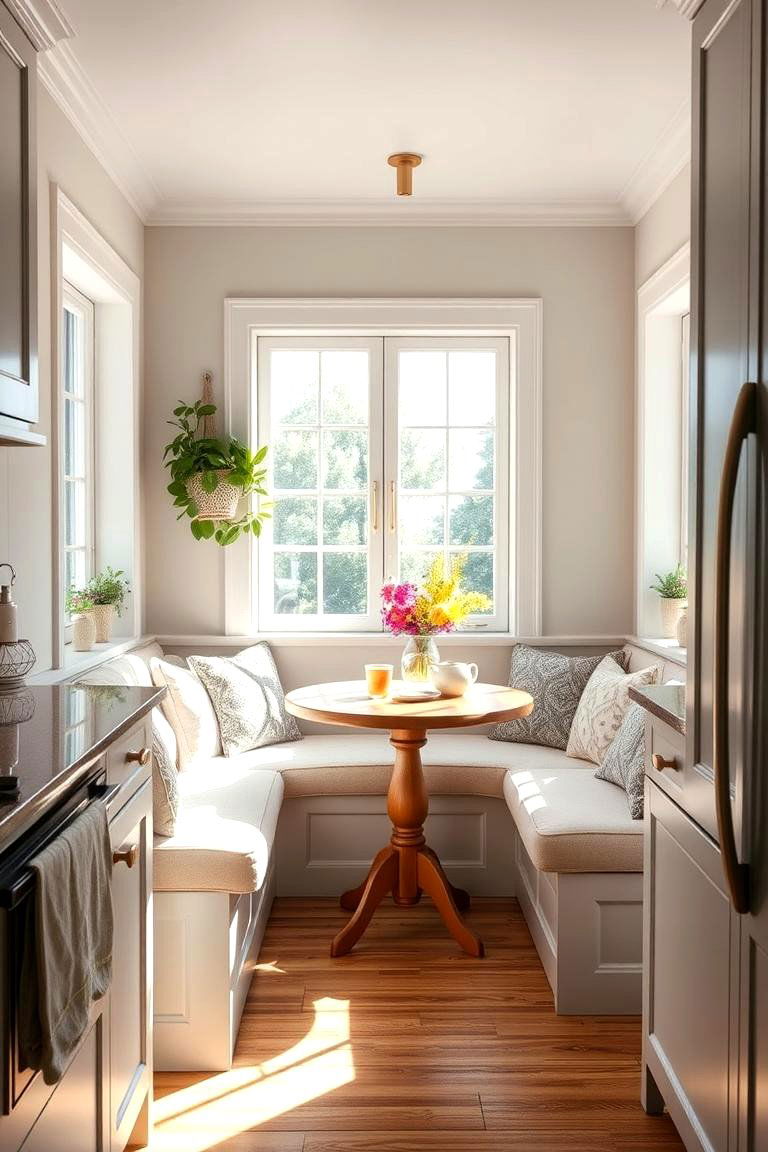 Cozy Breakfast Nook - 24 Cozy Kitchen Ideas